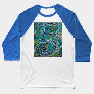 S Abstract Painting Baseball T-Shirt